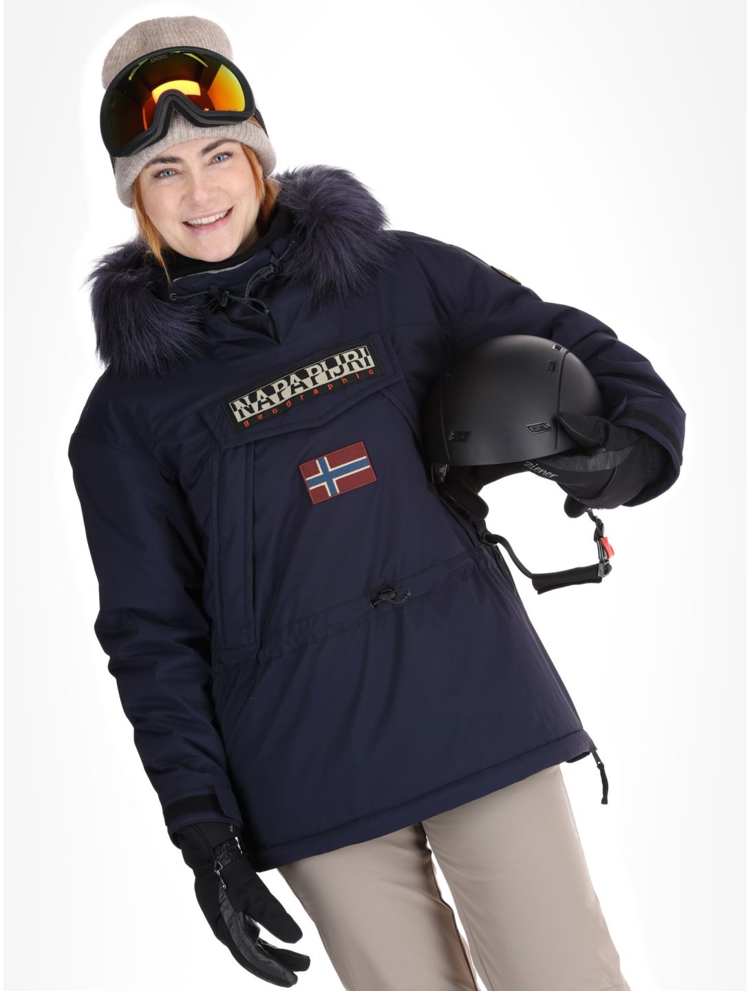 Napapijri, Skidoo W 2.0 AF Anorak dames Blue Marine Blauw 