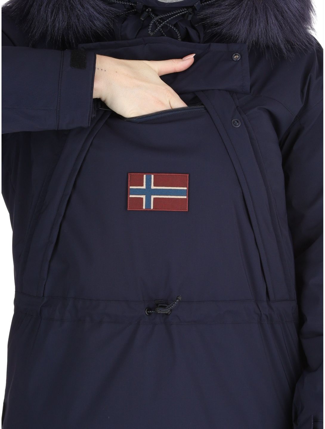 Napapijri, Skidoo W 2.0 AF Anorak dames Blue Marine Blauw 