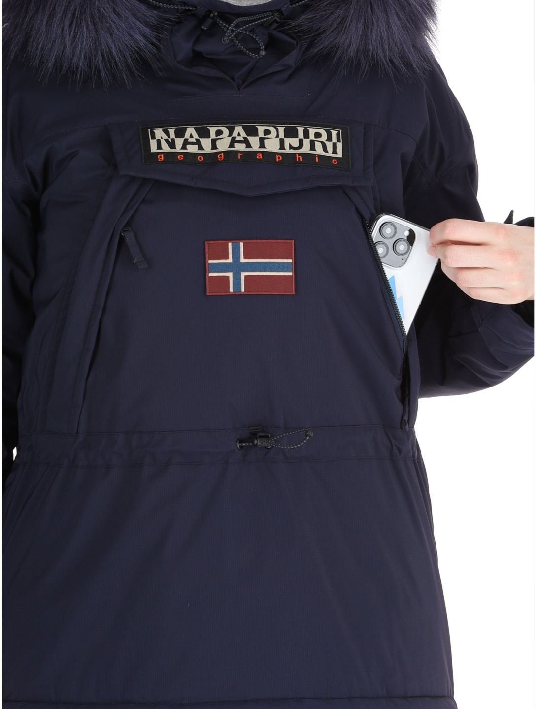 Napapijri, Skidoo W 2.0 AF Anorak dames Blue Marine Blauw 