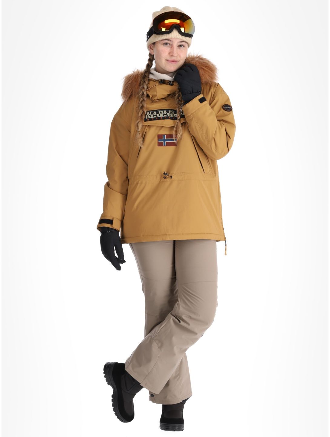 Napapijri, Skidoo W 2.0 AF Anorak dames Brown Tobacco Bruin 