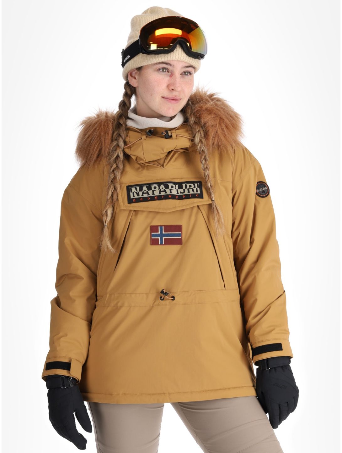 Napapijri, Skidoo W 2.0 AF Anorak dames Brown Tobacco Bruin 