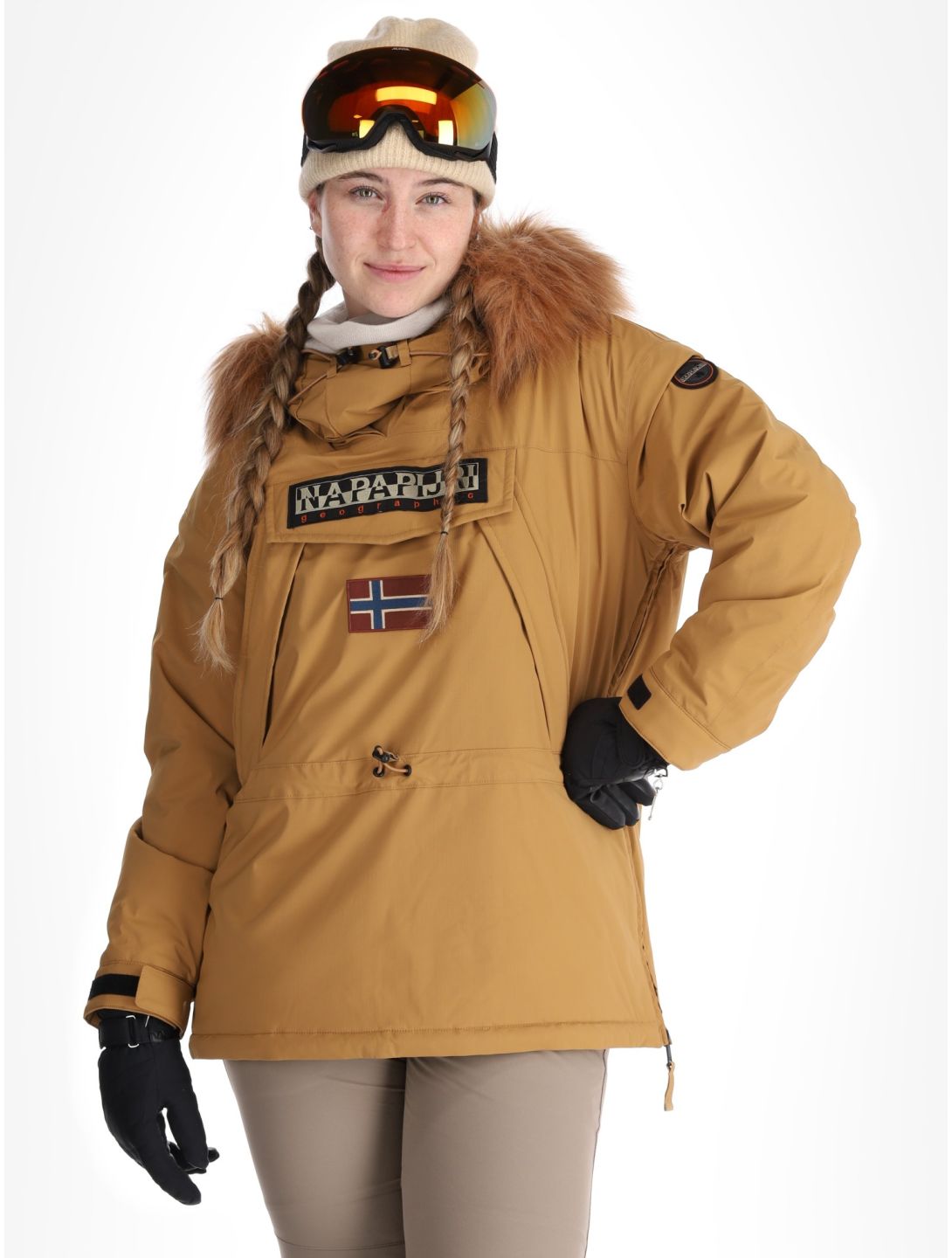 Napapijri, Skidoo W 2.0 AF Anorak dames Brown Tobacco Bruin 