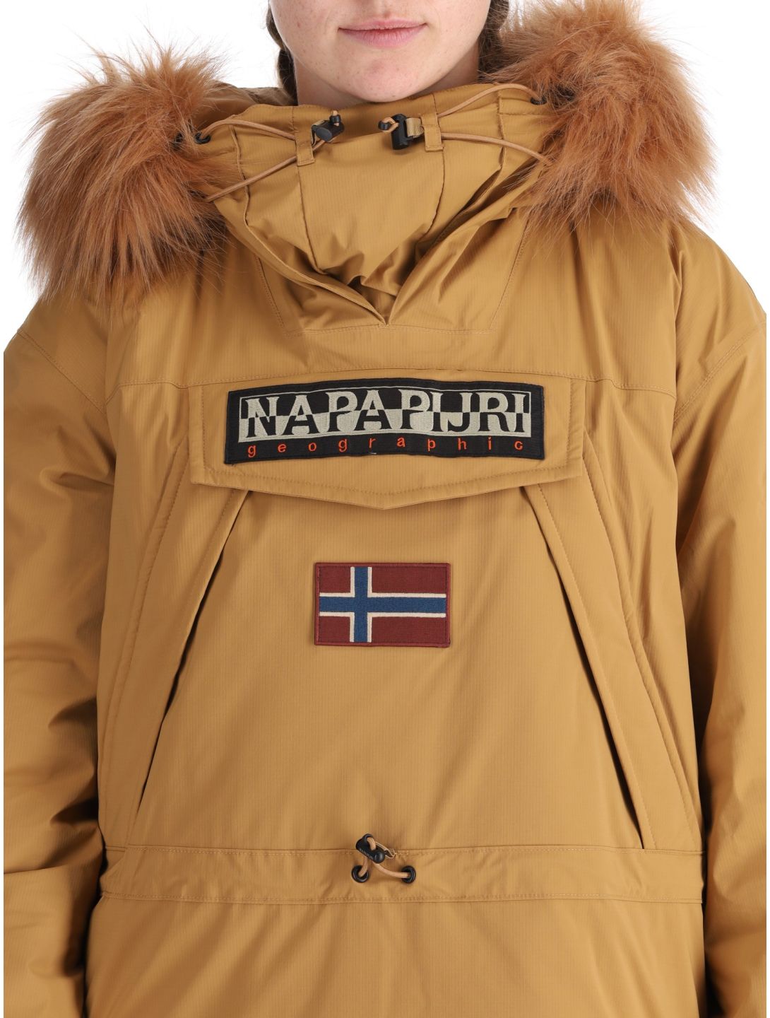 Napapijri, Skidoo W 2.0 AF Anorak dames Brown Tobacco Bruin 