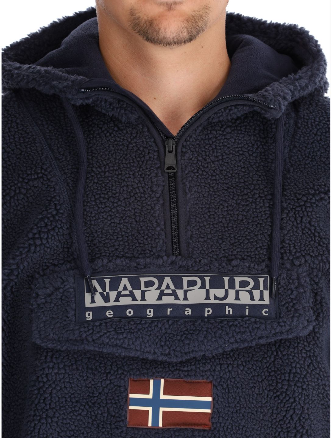 Napapijri, T-Burgee Curly trui heren Blue Marine blauw 