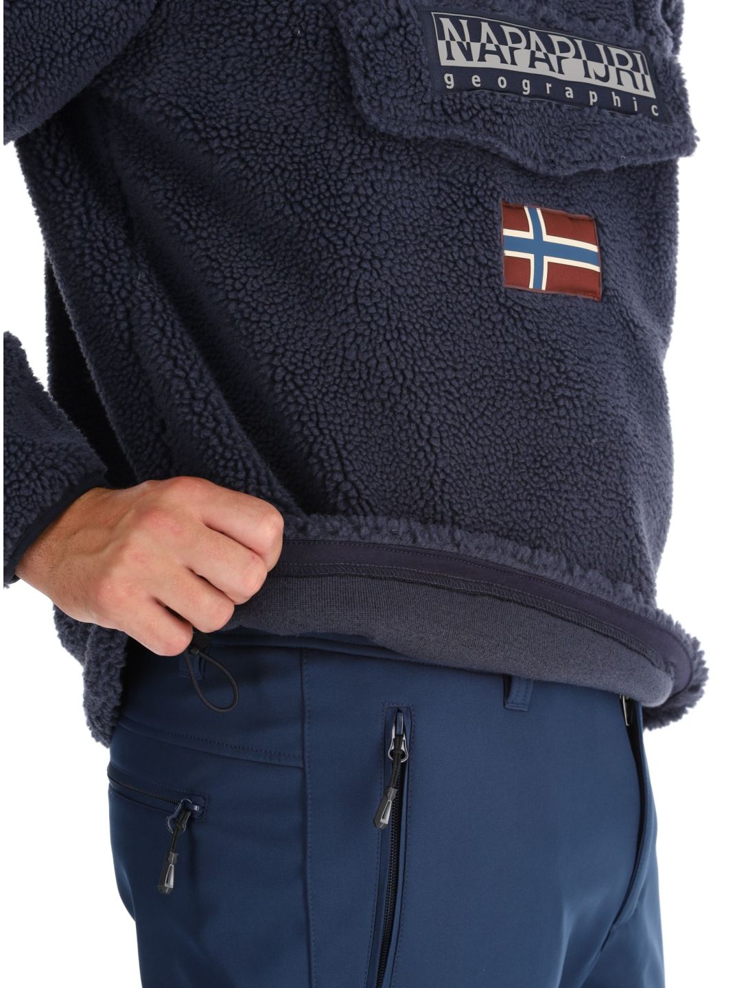 Napapijri, T-Burgee Curly trui heren Blue Marine blauw 