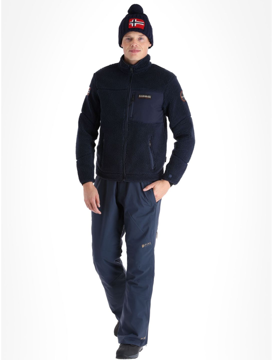 Napapijri, Yupik FZ 3 vest heren Blue Marine blauw 