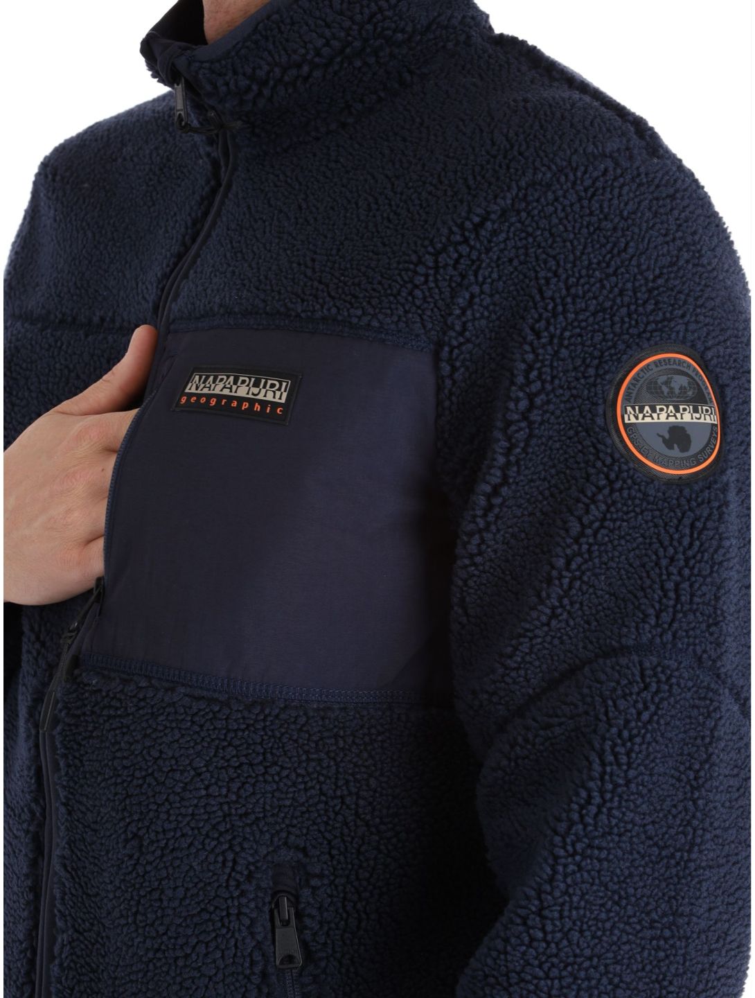 Napapijri, Yupik FZ 3 vest heren Blue Marine blauw 