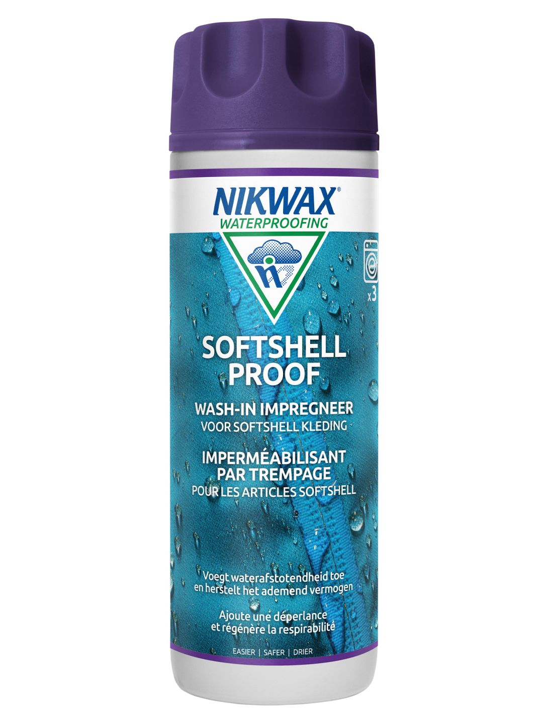 Nikwax, Softshell Proof 300ml impregneermiddel unisex 