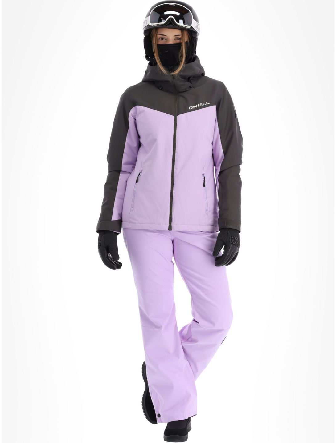 O'Neill, Aplite ski-jas dames Raven Colour Block grijs, roze 