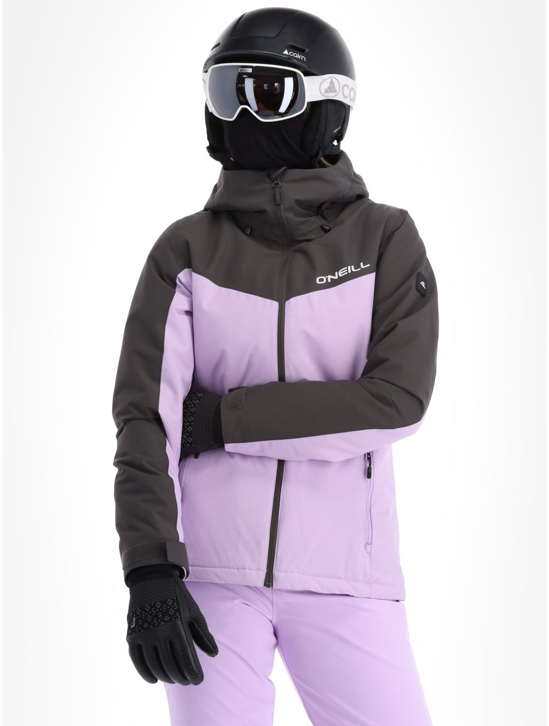 O'Neill, Aplite ski-jas dames Raven Colour Block grijs, roze 