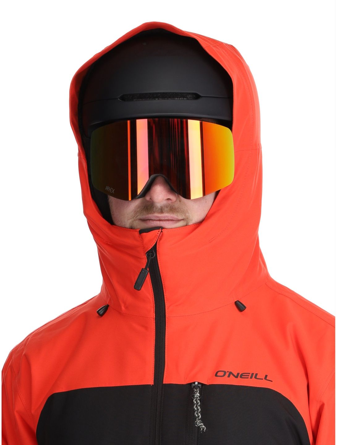 O'Neill, Hammer Plus Snow AA Jas gevoerd heren Black Out Colour Block Oranje, Zwart 