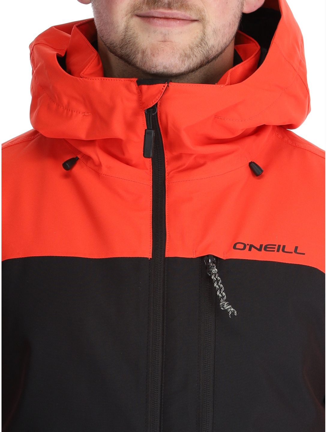 O'Neill, Hammer Plus Snow AA Jas gevoerd heren Black Out Colour Block Oranje, Zwart 