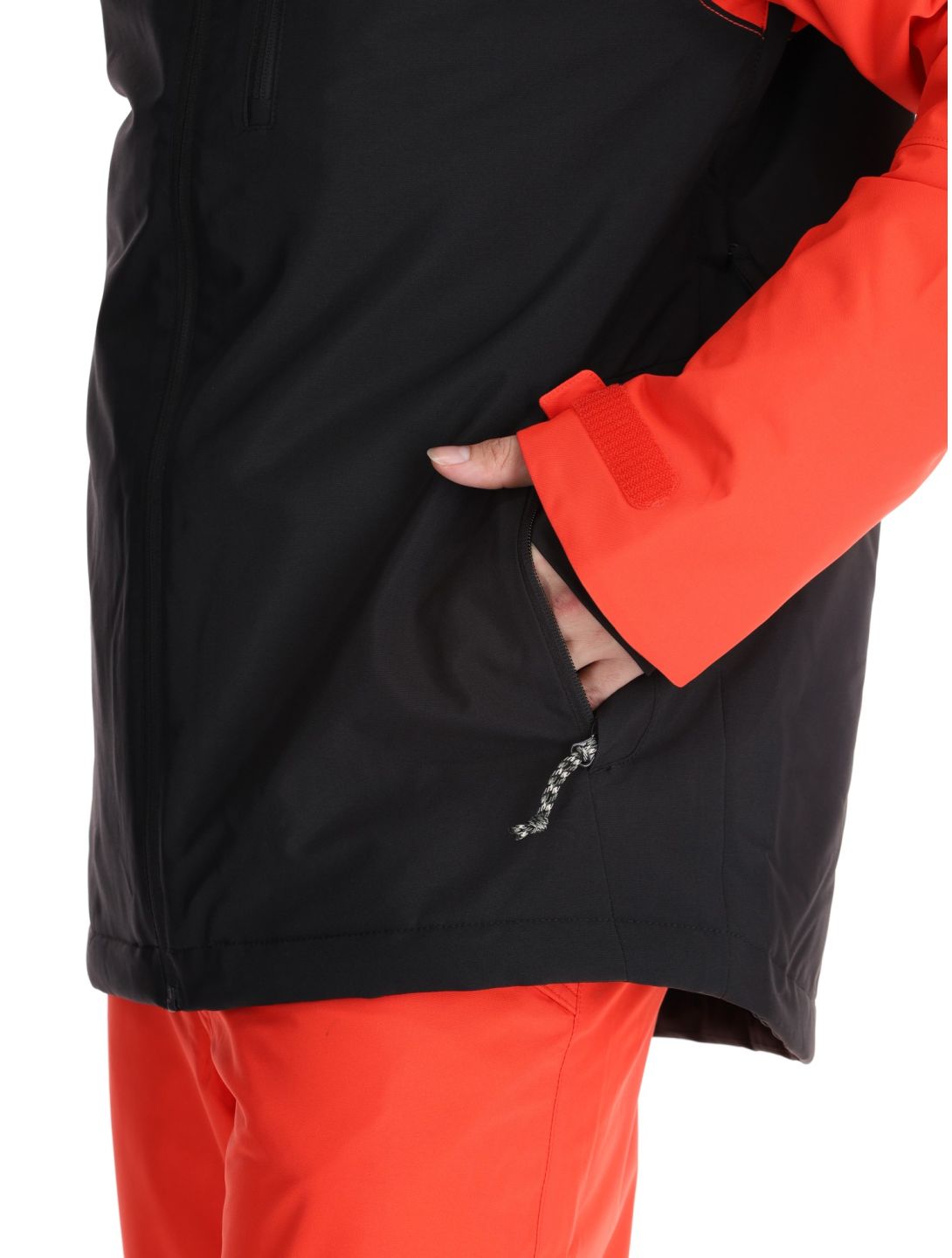 O'Neill, Hammer Plus Snow AA Jas gevoerd heren Black Out Colour Block Oranje, Zwart 