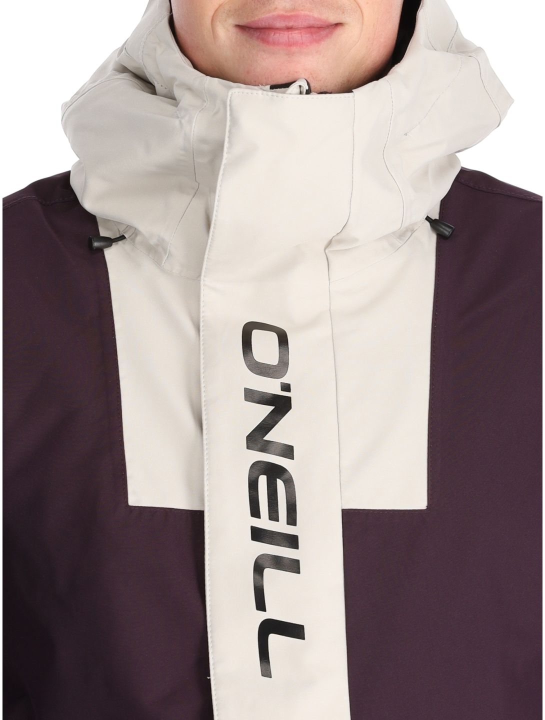 O'Neill, O'Riginals Hybrid AA Jas gevoerd heren Aubergine Colour Block Geel, Paars 