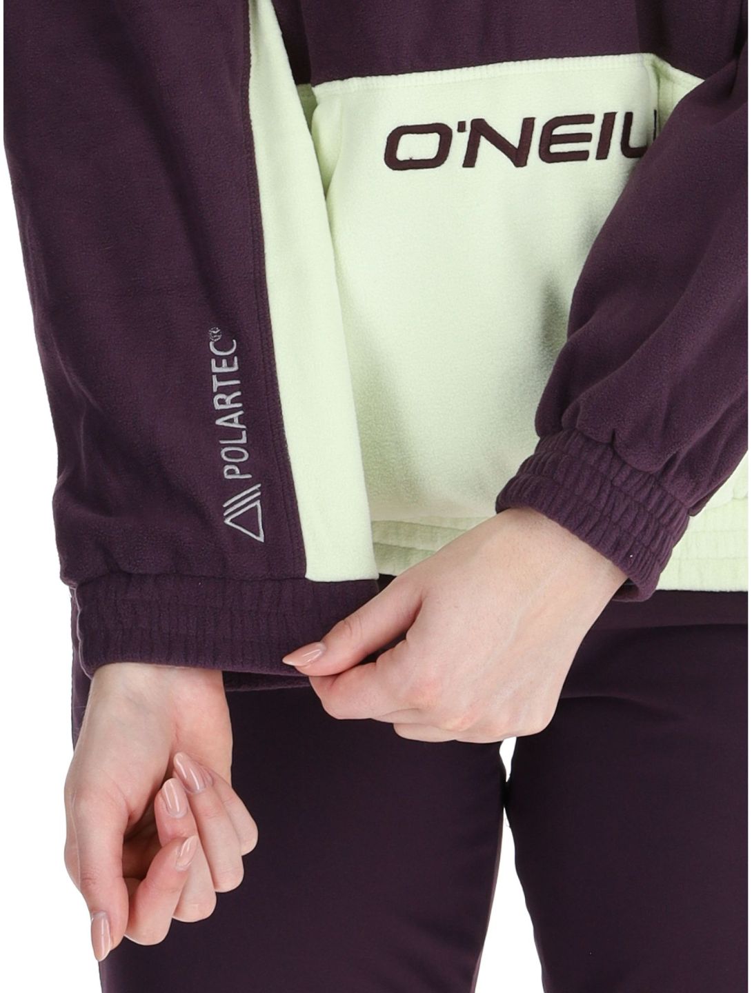 O'Neill, O'riginals Polartec 100HZ EB Trui dames Aubergine Colour Block Beige, Paars 