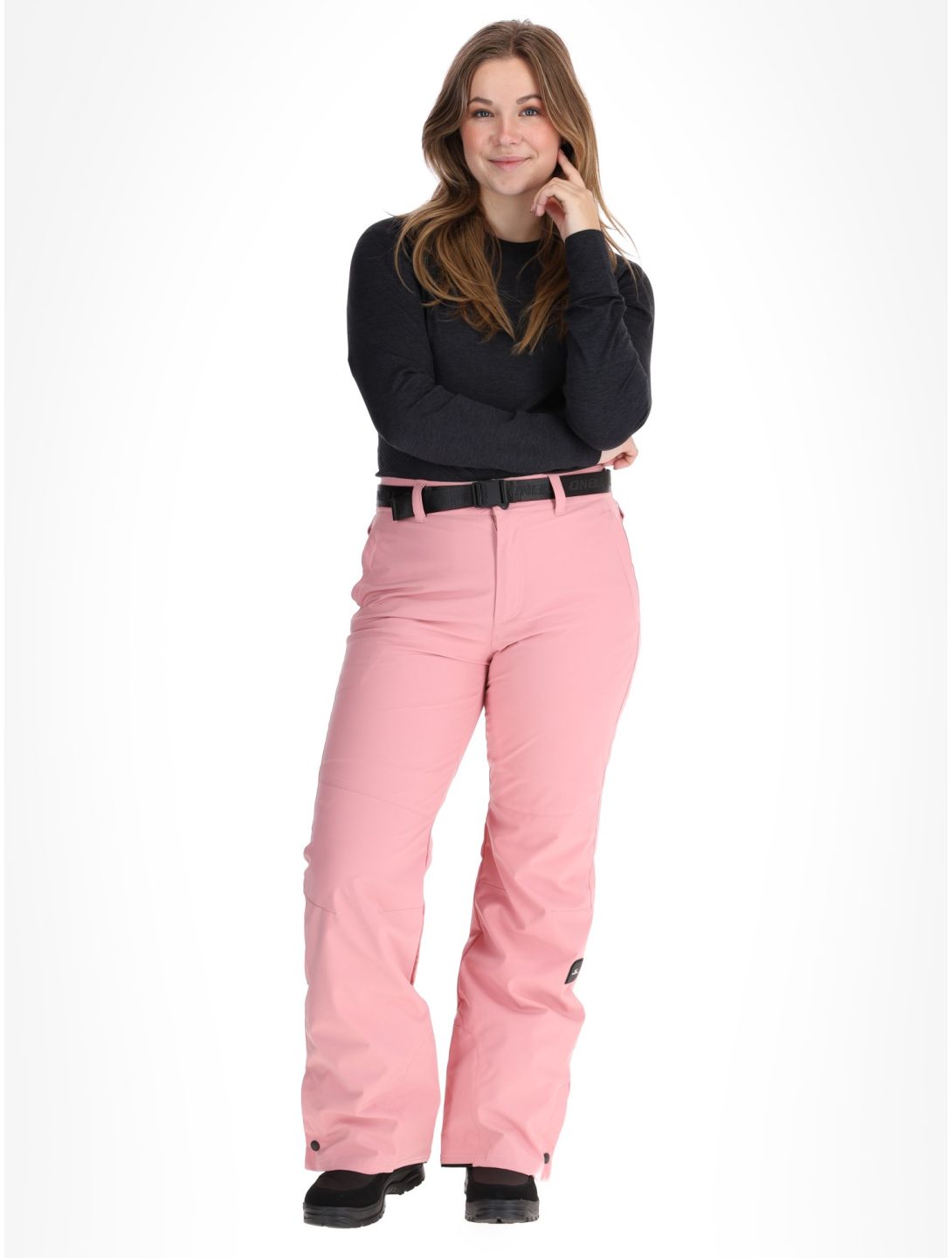 O'Neill, Star Slim Snow BA Skibroek Gevoerd dames Genuine Pink Roze 