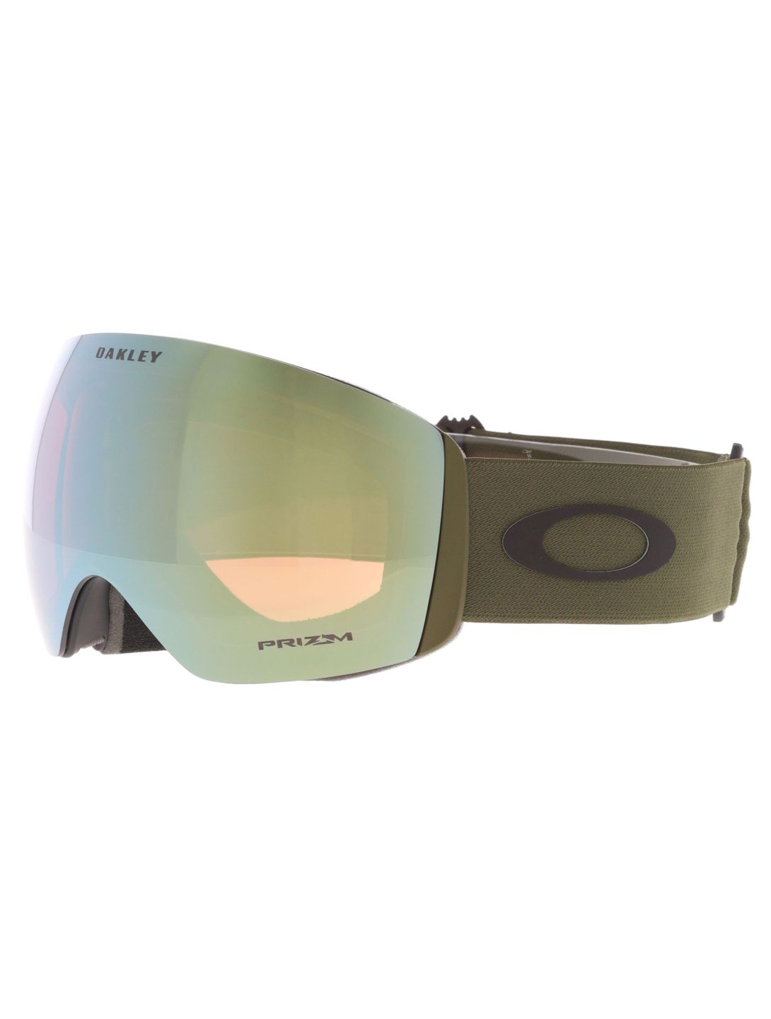 Oakley, Flight Deck L skibril unisex Matte New Dark Brush - Prizm Sage Gold Iridium groen 