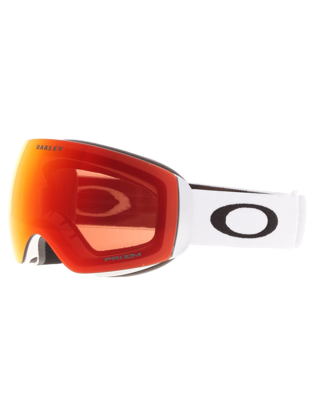 Oakley, Flight Deck M skibril unisex Matte White - Prizm Torch Iridium wit 