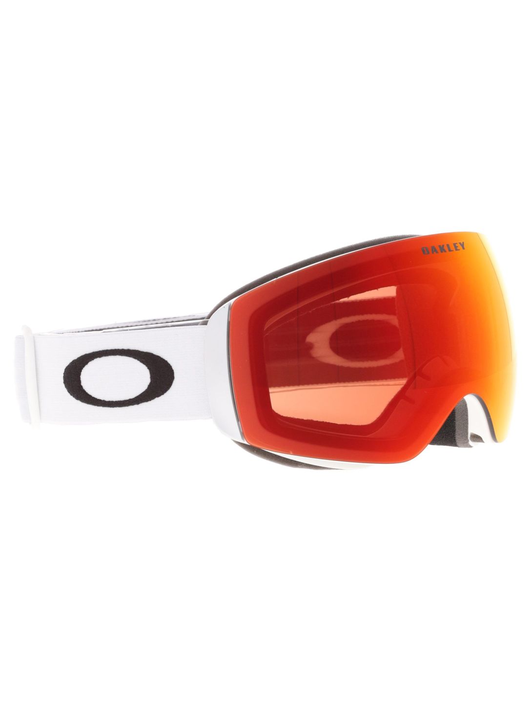 Oakley, Flight Deck M skibril unisex Matte White - Prizm Torch Iridium wit 