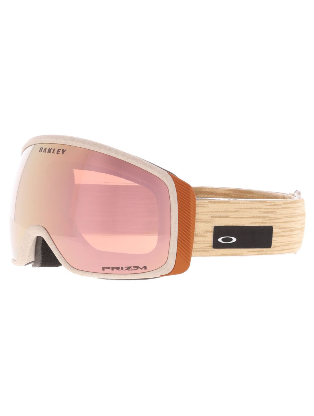 Oakley, Flight Tracker M skibril unisex Curry Stone - Prizm Snow Rose Gold Iridium rood 