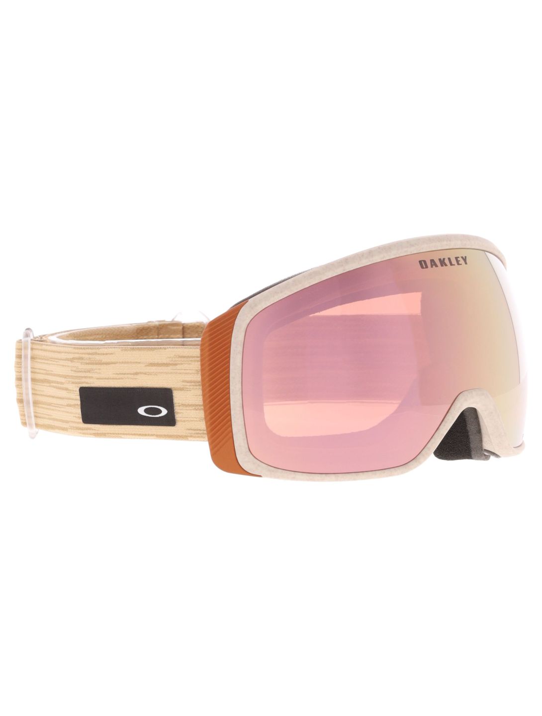 Oakley, Flight Tracker M skibril unisex Curry Stone - Prizm Snow Rose Gold Iridium rood 