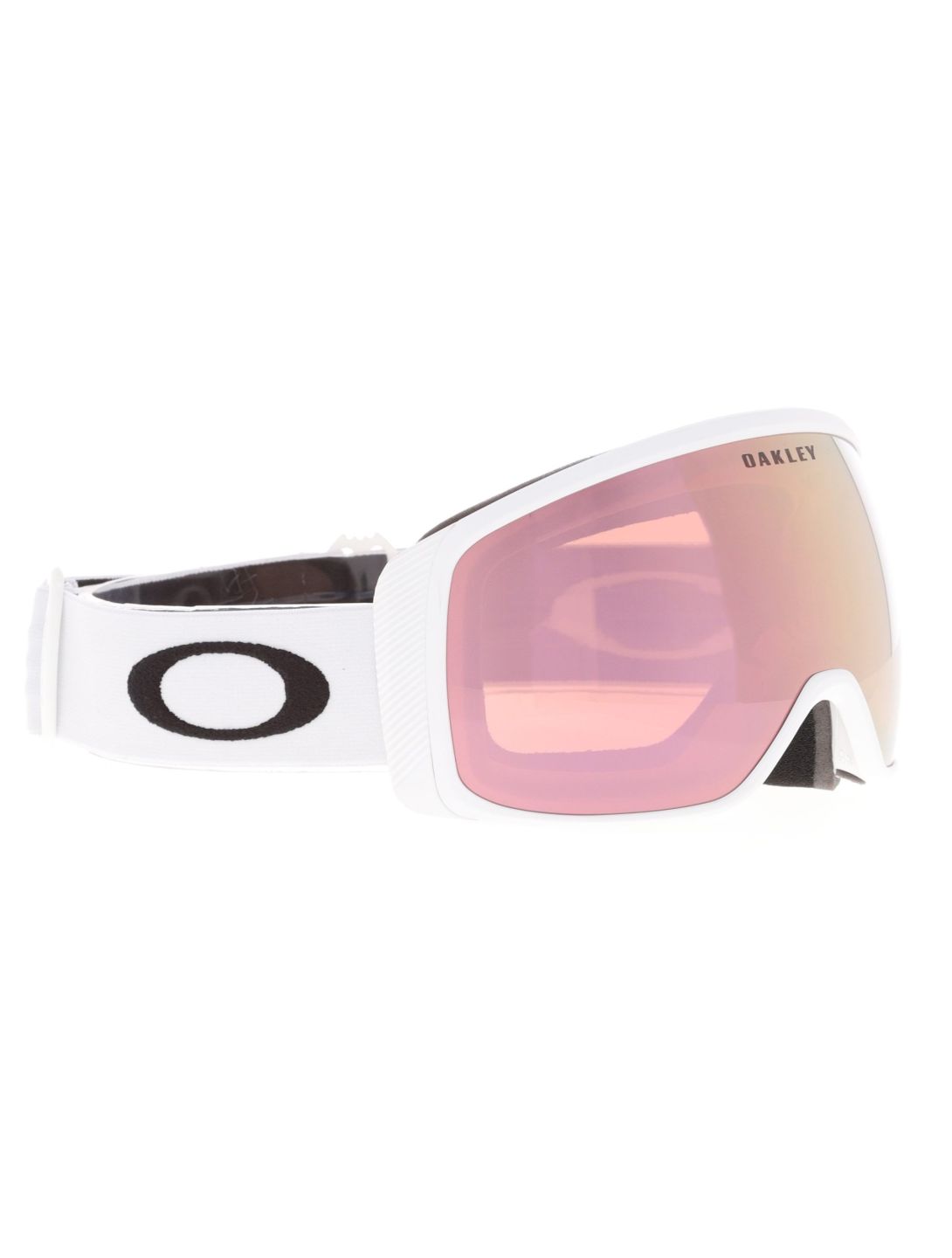 Oakley, Flight Tracker M skibril unisex Matte White - Prizm Rose Gold wit 