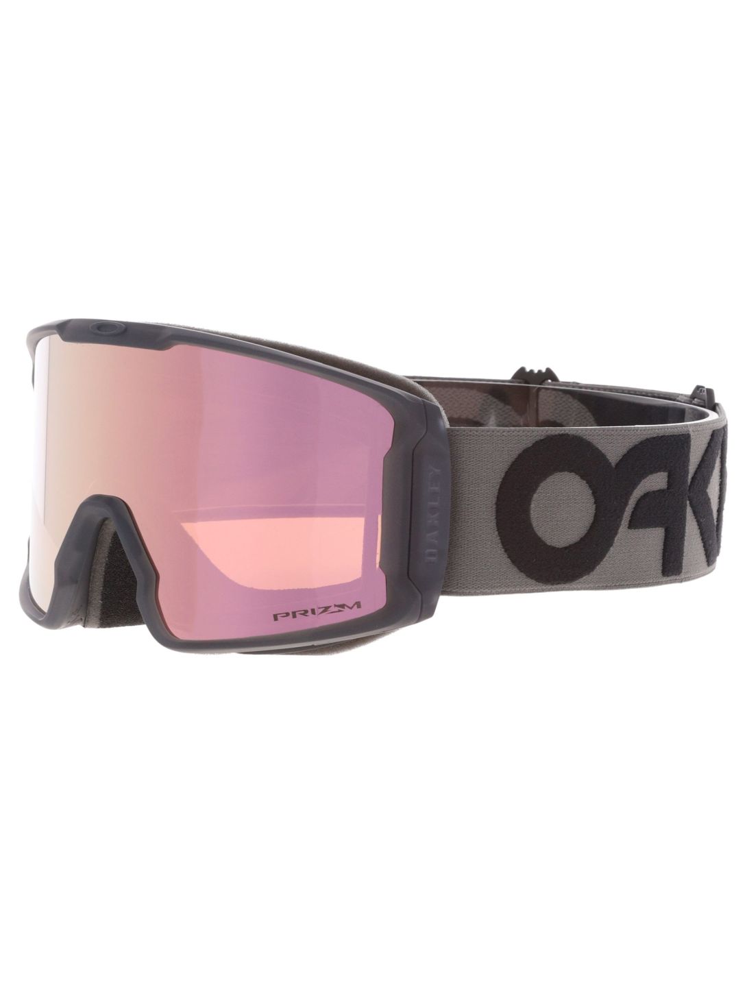 Oakley, Line Miner L skibril unisex Matte B1B Forged Iron - Prizm Rose Gold Iridium grijs 