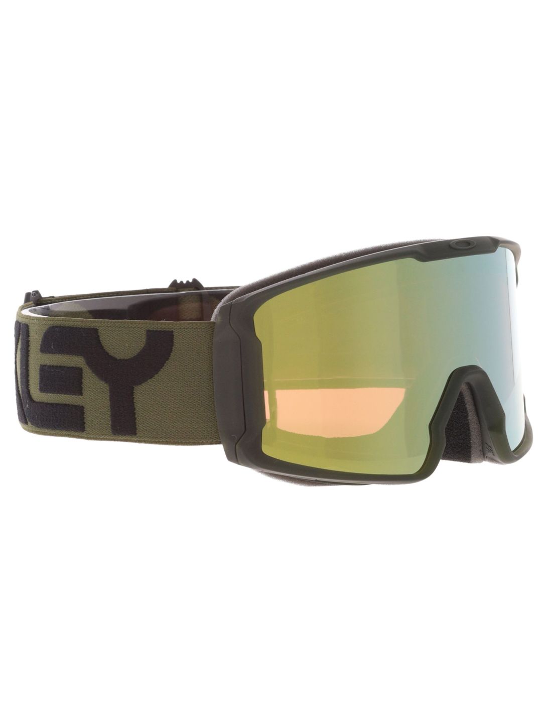 Oakley, Line Miner L skibril unisex Matte B1B New Dark Brush - Prizm Sage Gold Iridium bruin 