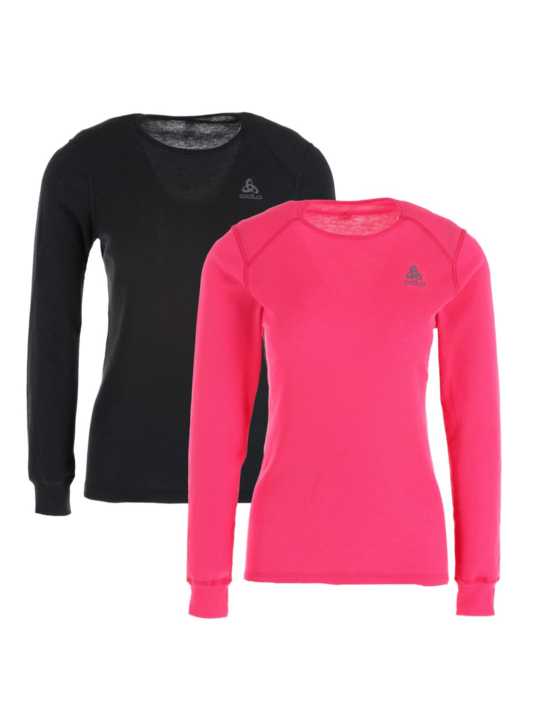 Odlo, Active Warm 2 Pack thermoshirt dames beetroot paars, zwart 