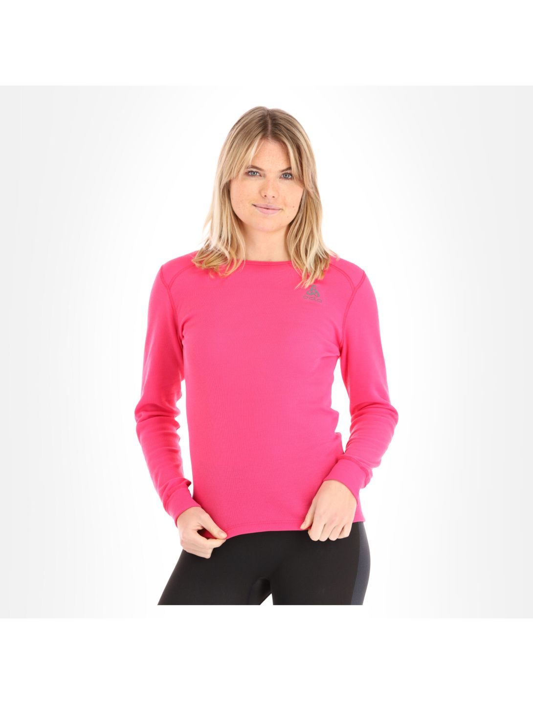 Odlo, Active Warm 2 Pack thermoshirt dames beetroot paars, zwart 