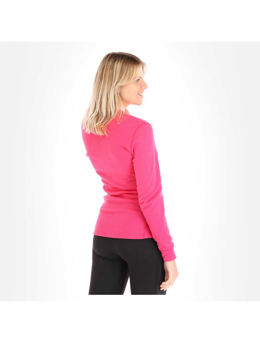 Odlo, Active Warm 2 Pack thermoshirt dames beetroot paars, zwart 