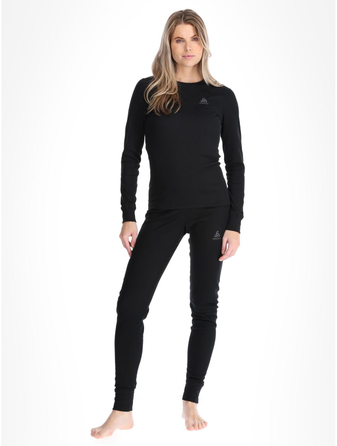 Odlo, Active Warm Eco FA Thermoshirt dames Black Zwart 