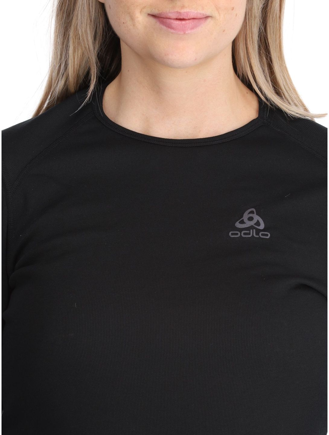 Odlo, Active Warm Eco FA Thermoshirt dames Black Zwart 