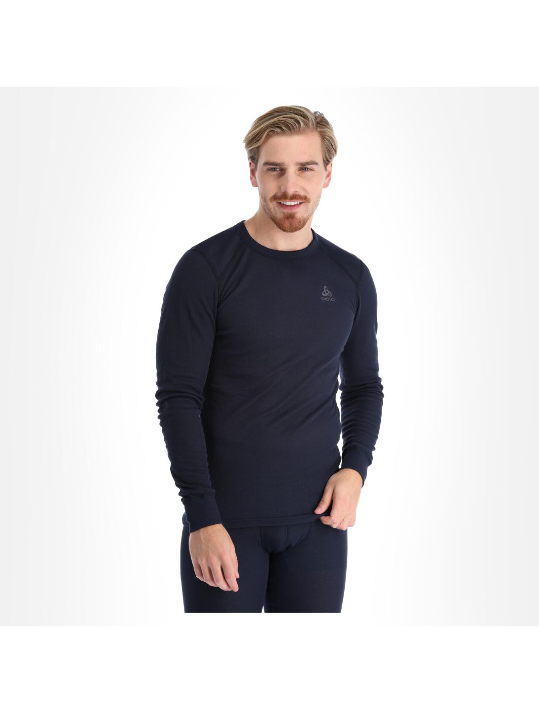 Odlo, Active Warm Eco thermoshirt heren dark sapphire blauw 