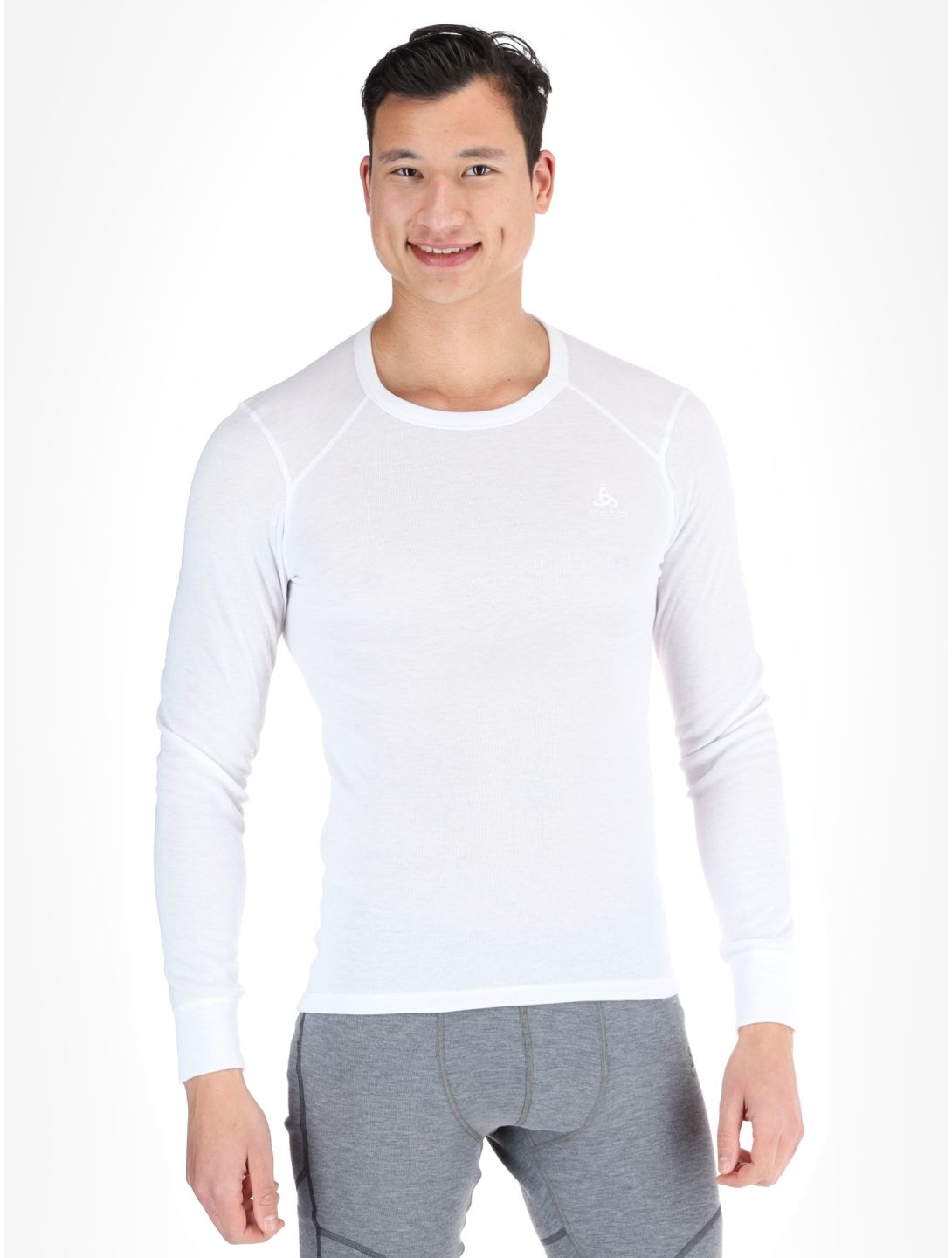 Odlo, Active Warm Eco FA Thermoshirt heren White Wit 