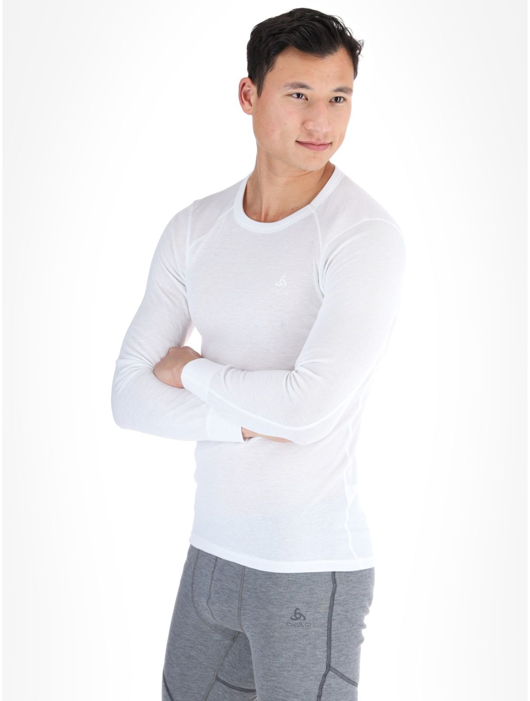 Odlo, Active Warm Eco FA Thermoshirt heren White Wit 