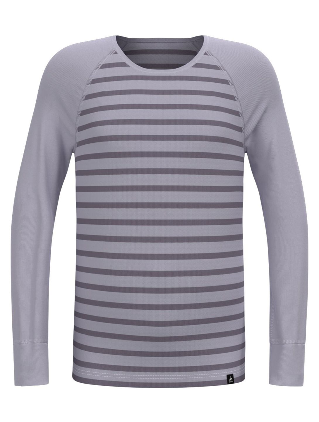 Odlo, Active Warm Eco FA Thermoshirt kinderen Misty Lilac - Gray Ridge Grijs, Roze 