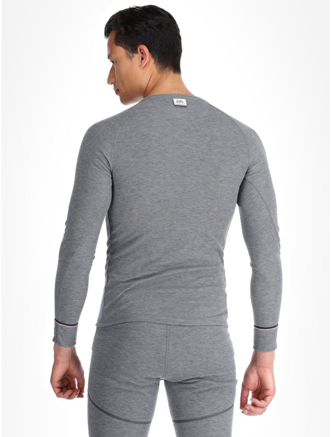 Odlo, Active Warm Originals FA Thermoshirt heren Odlo Steel Grey Melange Grijs 