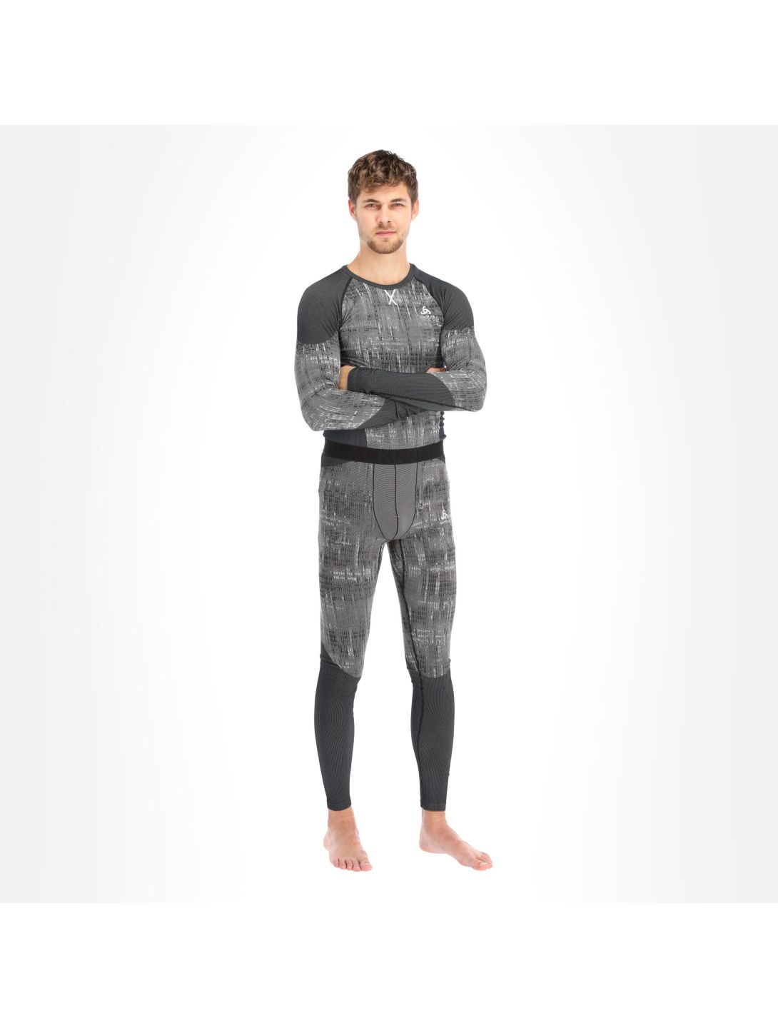 Odlo, Blackcomb                 thermobroek slim fit heren Zwart