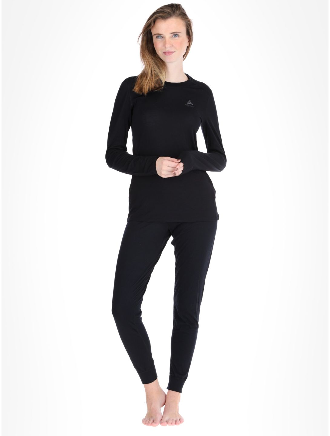 Odlo, Merino 160 FA Thermoshirt dames Black Zwart 