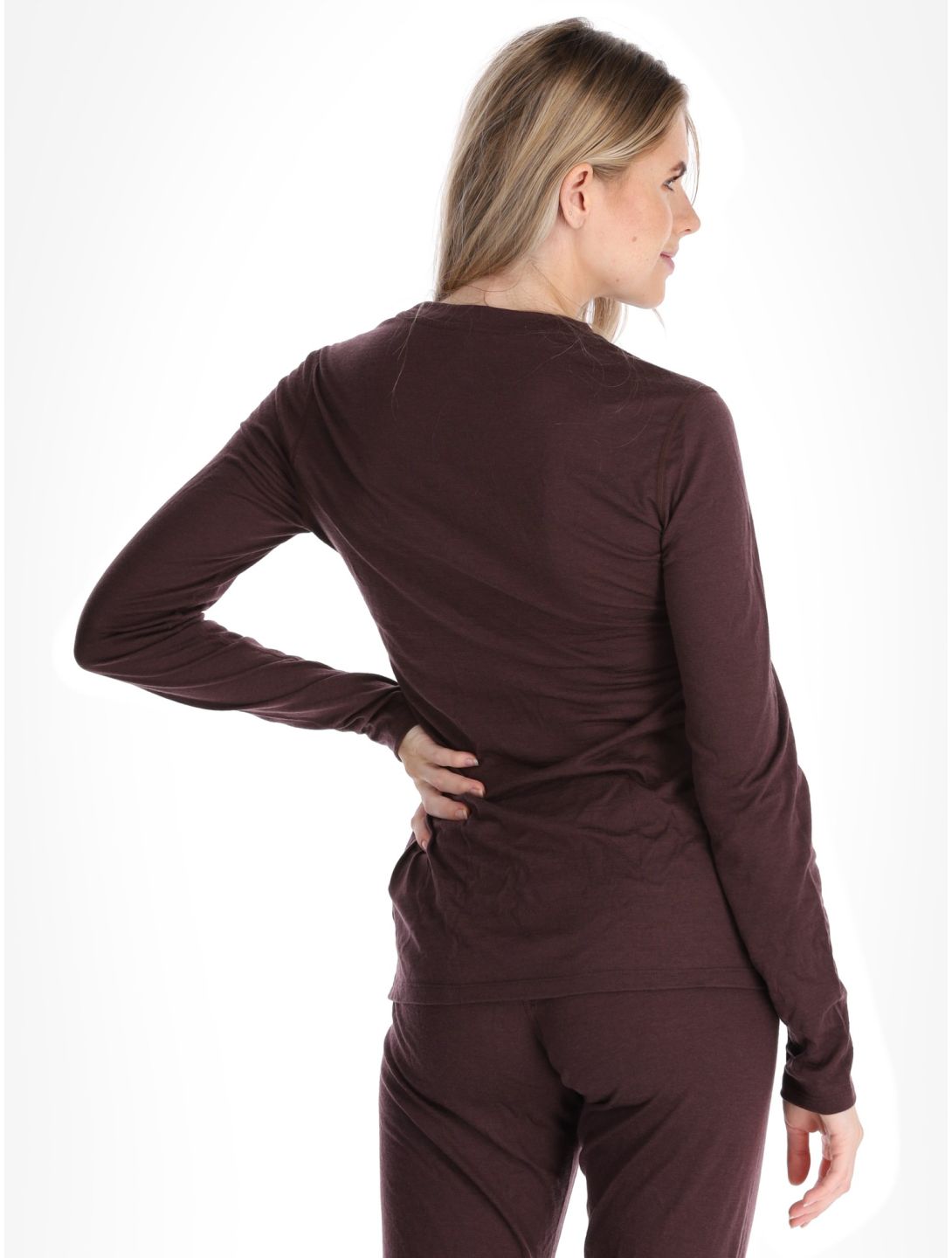 Odlo, Merino 160 FA Thermoshirt dames Fudge Paars 