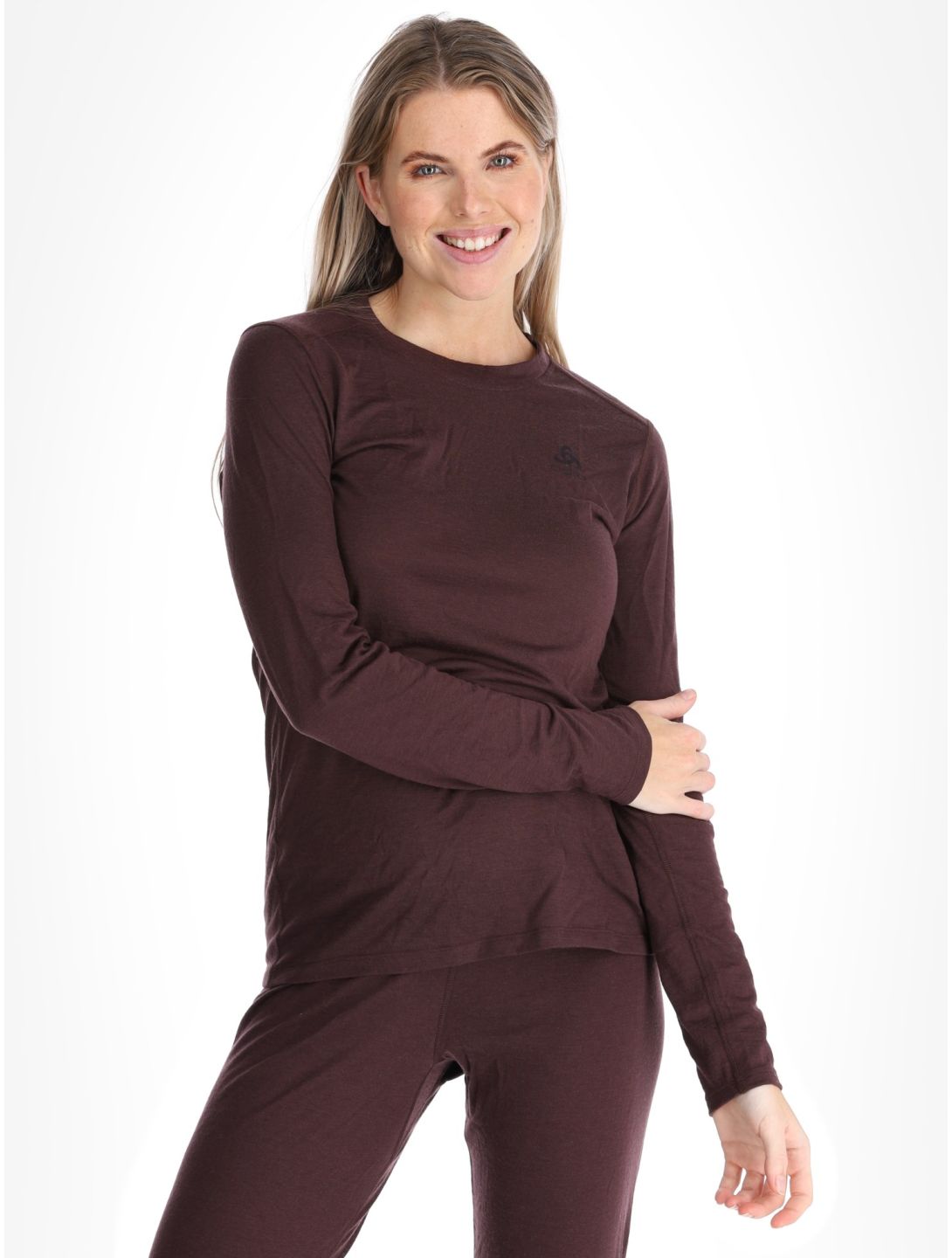 Odlo, Merino 160 FA Thermoshirt dames Fudge Paars 