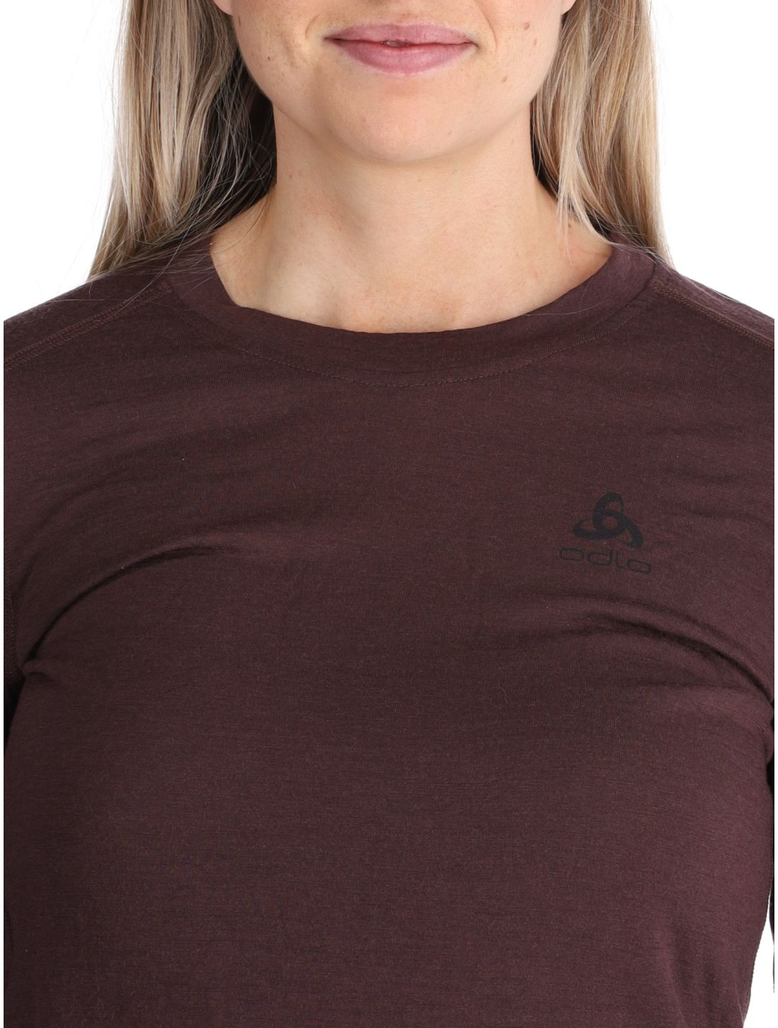 Odlo, Merino 160 FA Thermoshirt dames Fudge Paars 