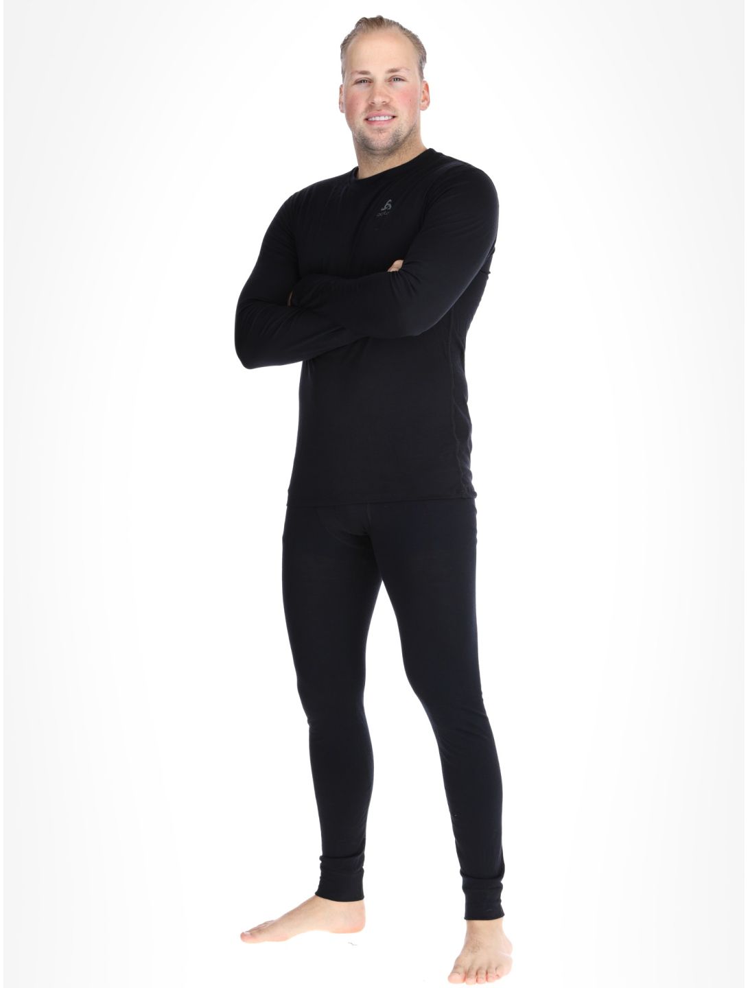 Odlo, Merino 160 FA Thermoshirt heren Black Zwart 