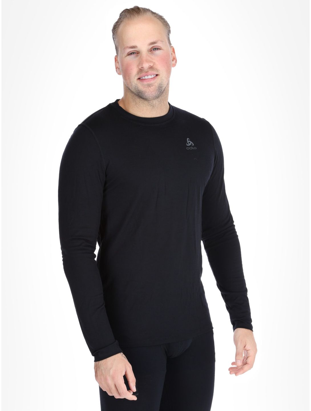 Odlo, Merino 160 FA Thermoshirt heren Black Zwart 