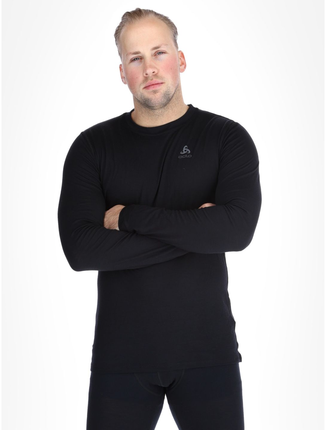 Odlo, Merino 160 FA Thermoshirt heren Black Zwart 