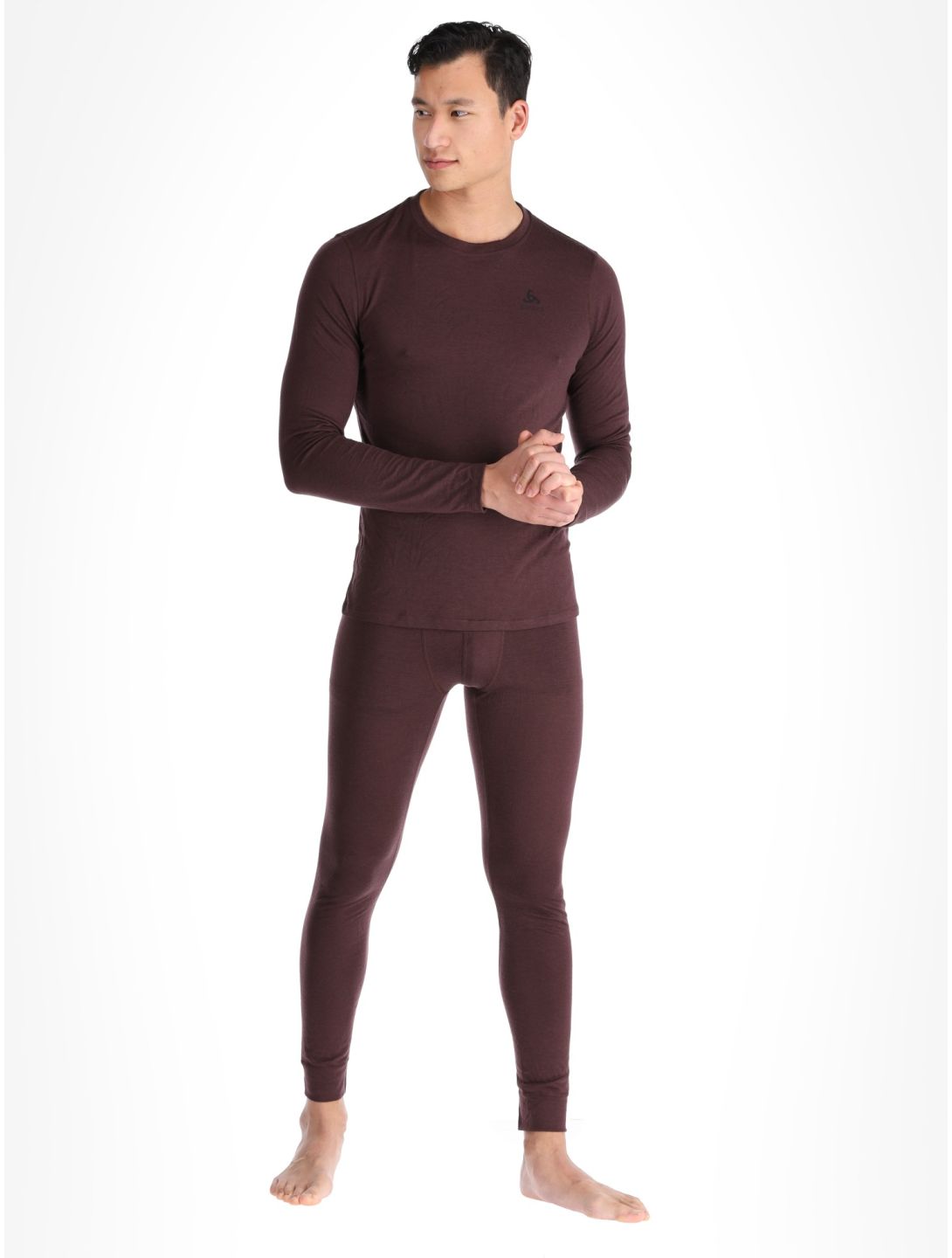 Odlo, Merino 160 FA Thermoshirt heren Fudge Paars 