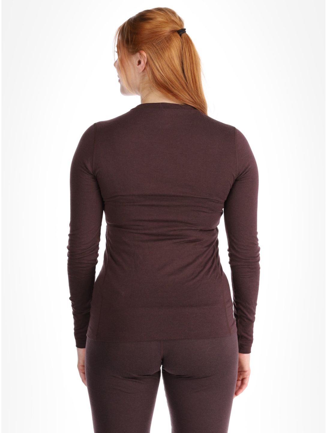 Odlo, Merino 200 FA Thermoshirt dames Fudge Paars 