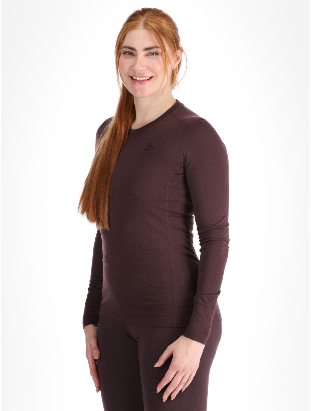 Odlo, Merino 200 FA Thermoshirt dames Fudge Paars 