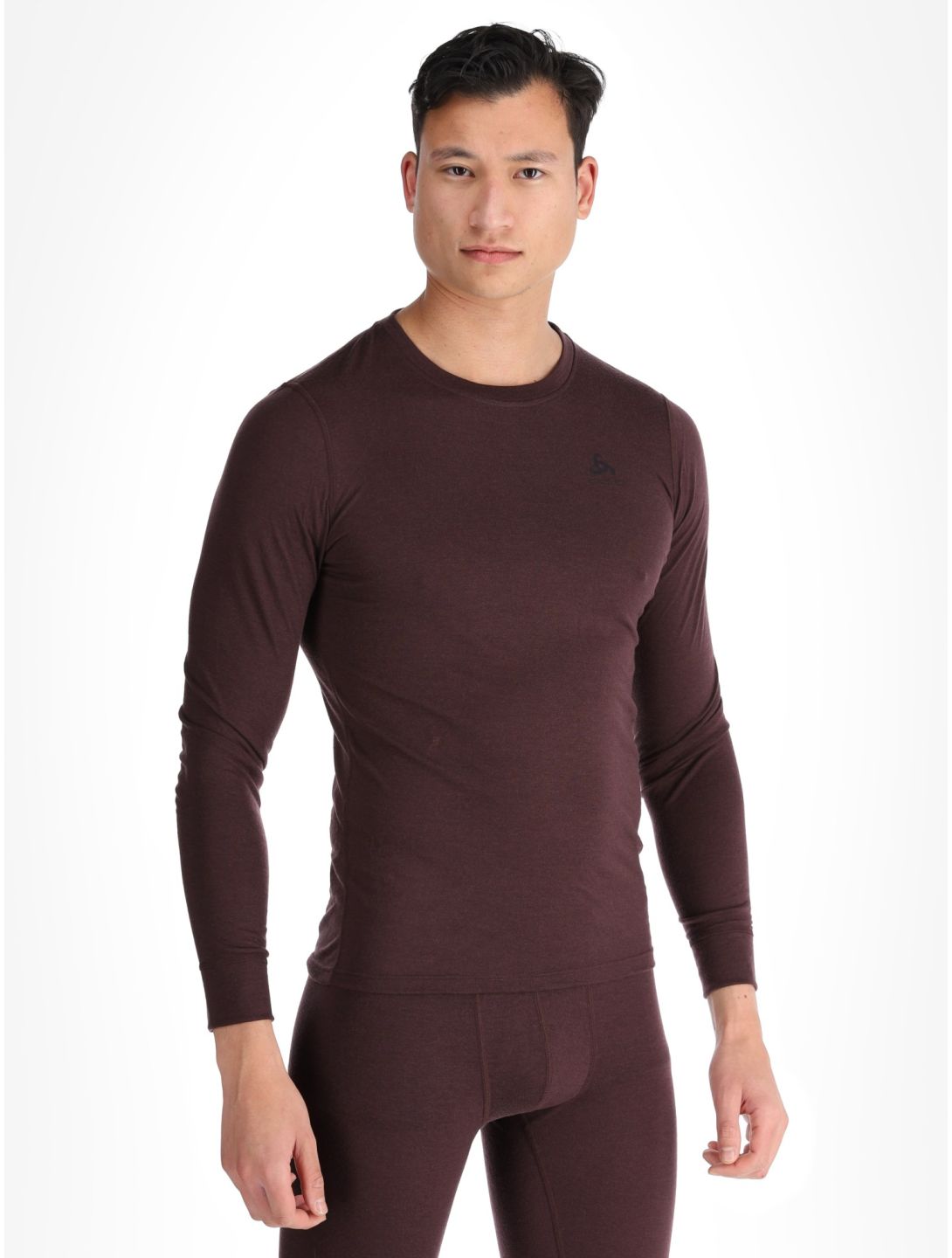 Odlo, Merino 200 FA Thermoshirt heren Fudge Paars 